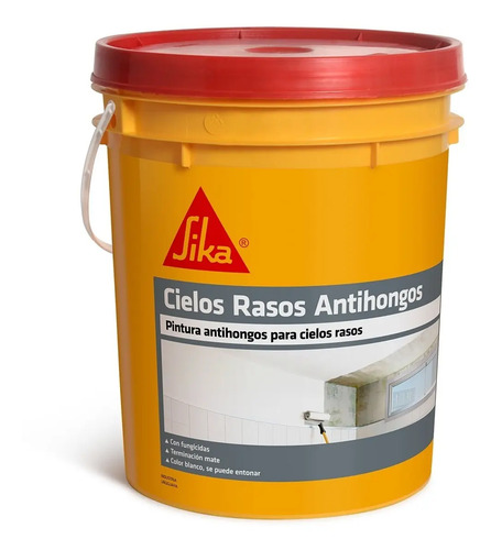 Pintura Para Cielorraso Cubritiva Antihongos Sika - 4 Kg - Imagen 2