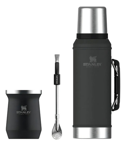 Combo Stanley Clásico, Termo Classic 940ml + Mate Acero Inox