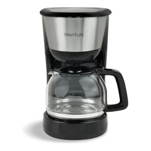 Cafetera Smartlife Sl-cm4313 Semi Automática Negra Y Acero Inoxidable De Filtro Negro/acero Inoxidable