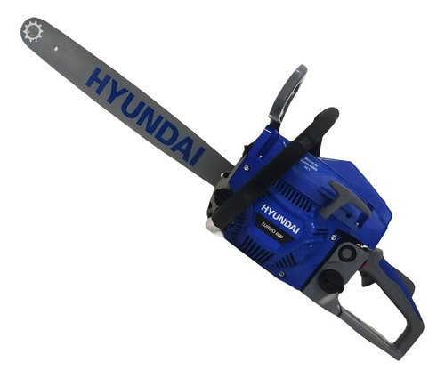 Motosierra A Nafta Hyundai 52cc Azul Rey Turbo 600 2.5hp - Imagen 5