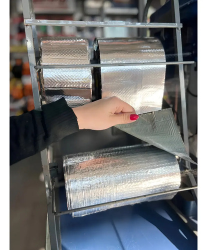 Membrana Kovertech 4kg Plateada 25cm X 10m Autoadhesiva - Imagen 5