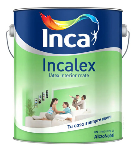 Incalex Mate De Inca Pinturas Para Interiores 4 Lts. Color B - Imagen 2