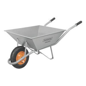 Carretilla Calibrada 65l C/rueda Maciza Tramontina 77714/235 Gris