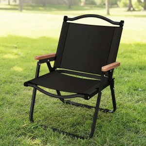 Silla Playa Camping Reposera Impermeable Aluminio Reforzado Negro