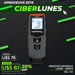 Medidor Distancia Laser - 30mts Mdl 730 - Tyt