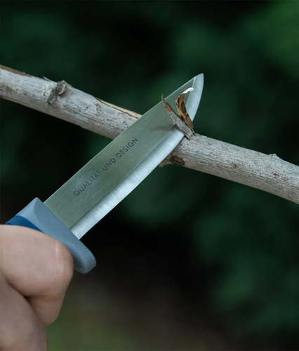 Cuchillo Multiuso Bremen Con Funda Acero Inoxidable Camping Pesca 21 Cm 8323 Azul - Imagen 4