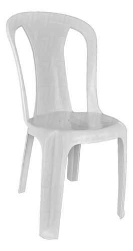 Kit De 10 Sillas Bistró De Plástico Resistentes De Brasil, 182 Kg, Color Blanco - Imagen 4