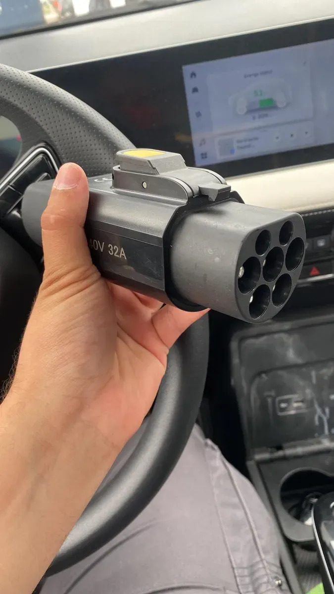 Adaptador Cargador Para Auto Electrico 22kw T2/gbt Ev - Imagen 4