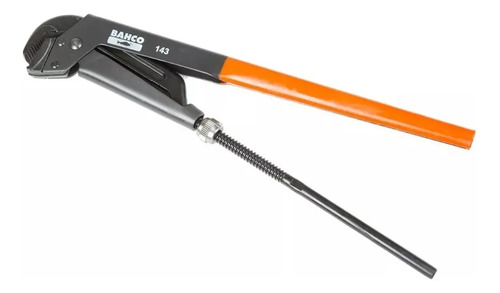 Llave Para Caño 143 Abertura 78mm Stilson 55cm Naranja Y Negro Naranja/negro - Imagen 4