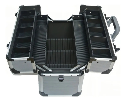 Caja Porta Herramientas Aluminio Fuelle Crossmaster 9931116 Color Gris - Imagen 2
