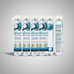 Pack 12 Espuma Poliuretano Adhera 750ml Alta Expansión