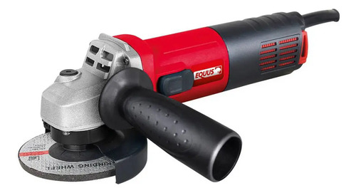 Miniamoladora Angular Equus Eq7603 Color Rojo 810 w 220 v + Accesorio