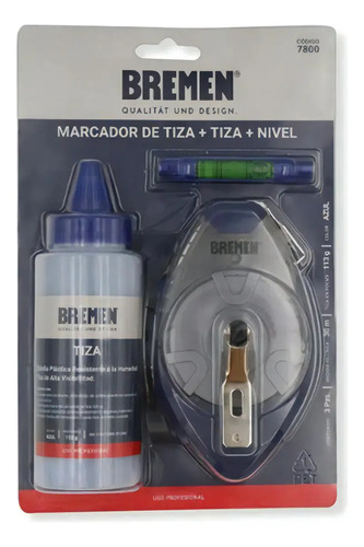 Chocla Trazador Linea 30 Mts Marcador Tira Tiza Hilo Bremen - Imagen 4