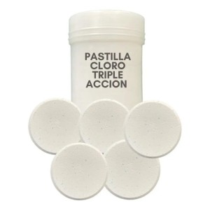 Pastillas Triple Accion Para Piscinas 1 Kg 5 Pastillas