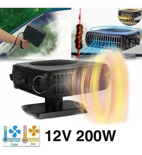 Desempañador Caloventilador Frio Calor Para Auto 12v Tyt - Imagen 2