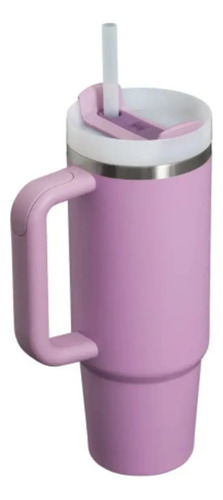 Vaso Térmico Stanley The Adventure Quencher Liso Color Lila 887ml - Imagen 2