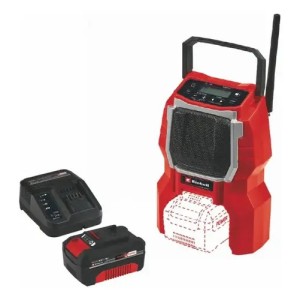 Radio Inalámbrico Am - Fm Einhell Tc-ra 18 Li Bt Color Rojo