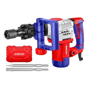 Martillo Demoledor Rotomartillo 1300w 20j Enc Sds Hex Emtop Color Rojo