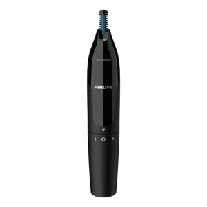Recortador De Pelos Para Nariz Orejas Cejas Nose Trimmer Philips Nt1650 Series 1000 Negro