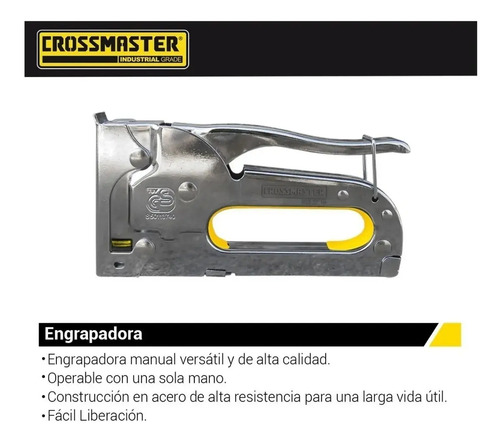 Engrampadora De Acero Profesional De 4 A 8 Mm Crossmaster - Imagen 4