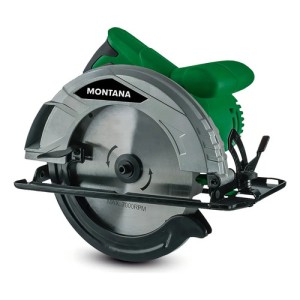 Sierra Circular Montana 1250w 185mm Color Verde Oscuro Frecuencia 50hz