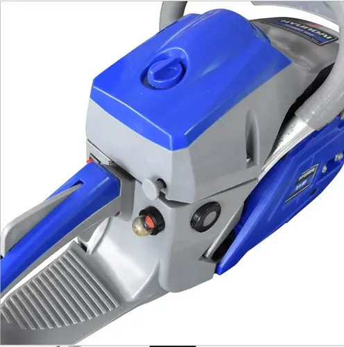 Motosierra Hyundai 2.5 Hp Barra 18 Turbo450 Color Azul - Imagen 2