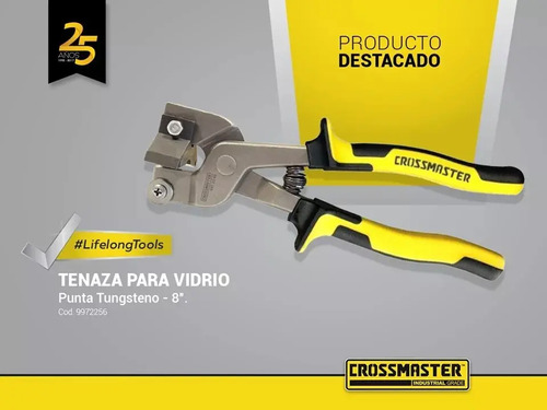Pinza Tenaza Combo Mosaiquismo Venecita Ceramica Crossmaster - Imagen 2