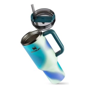 Vaso Térmico Stanley Mixed Petroleum Blue De New Frequency | 1,18 L Azul Petróleo Mezclado Liso