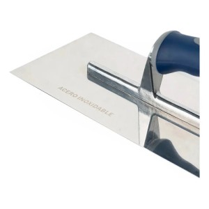 Llana Acero Inoxidable Acabado Yeso 31x12 Cm Bremen 7254 (azul)