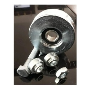 Rueda Para Porton En V Con Buje Y Tornillo 50mm -