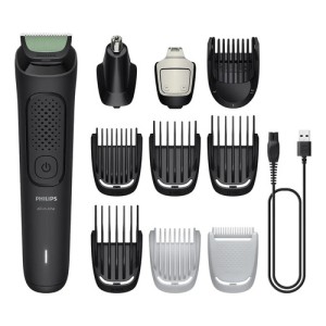 Multigroom Philips Mg3931/15 Incluye 10 Accesorios Negro