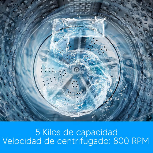 Lavarropas Enxuta 5kg Carga Superior Bomba Incluída En Color Blanco - Imagen 3