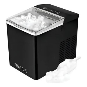 Fabrica De Hielo Smartlife Sl-im1005 Capacidad De Agua 1.5 L Negro