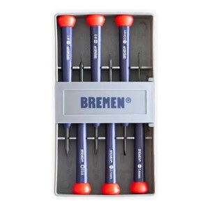 Set Kit Juego De Destornilladores Relojero Bremen 7108
