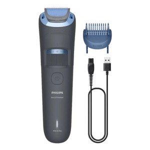 Afeitadora Beard Trimmer 3000 Philips Bt3617/15 Wet & Dry Gris Oscuro