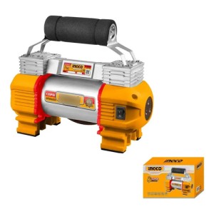 Mini Compresor A Batería Ingco 20v Solo Herramienta Amarillo