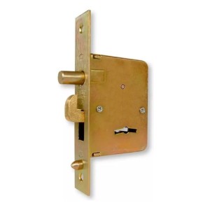 Cerrojo Unidireccional Star 225 Para Puertas Corredizas Acabado Bicromatado