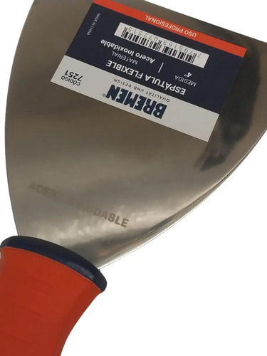 Espátula Flexible De Acero Inoxidable Para Construcción En Seco 4p Bremen - Imagen 5
