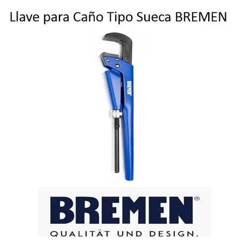 Llave Para Caño 1 1/2 PuLG Stilson Tipo Sueca Bremen(R) 6678 - Imagen 5