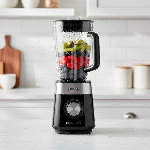Licuadora Philips 1200 W 3 L Hr2242/92 Negro