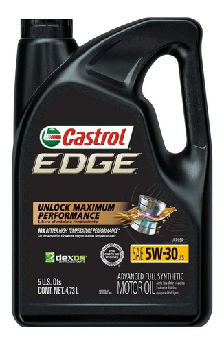 Aceite Para Motor Castrol Sintético 5w-30 1u De 4.73l