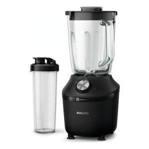 Licuadora Philips Hr2291/41 600w 2l Con Vaso Portátil Amv Color Negro