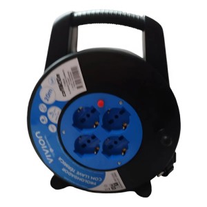 Alargue Conatel 719034 20m 4 Tomas Negro 1.2kw
