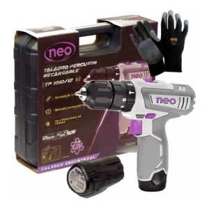 Taladro Percutor Atornillador 2 Baterías 12v Neo Tp1010 K2