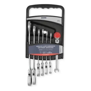 Juego Llaves Combinadas Bremen 7776 Crique Articulado 7pzs