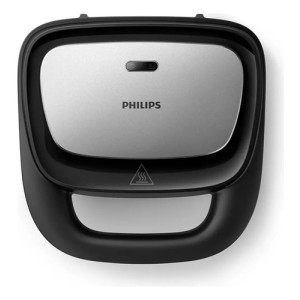 Sandwichera Philips 3 En 1 Paninis Waffles Y Sándwiches Color Gris