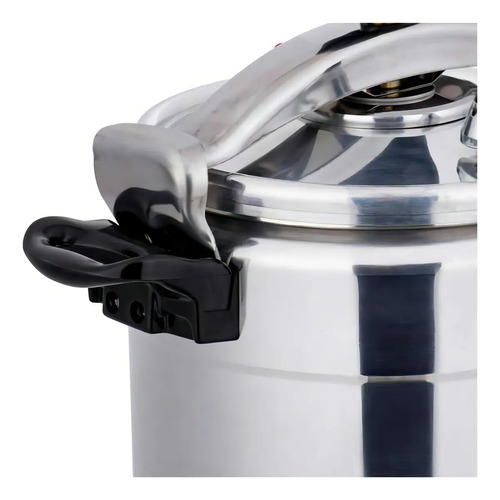 Olla A Presión 15l Aluminio Cuori Venus Compatible Gas Halógeno Plateado - Imagen 4