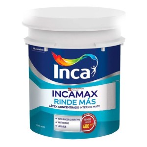 Incamax Rinde Más Látex Interior Concentrado 4lts Acabado Br