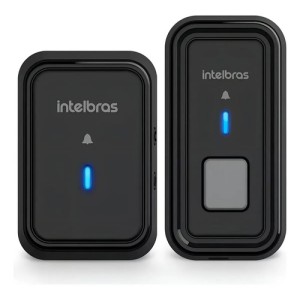 Timbre Para Puerta Intelbras Cib 101 Inalámbrico Negro