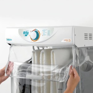 Secadora Enxuta Senx8k1 8 Kg Blanca Aire Caliente Carga Frontal Blanco